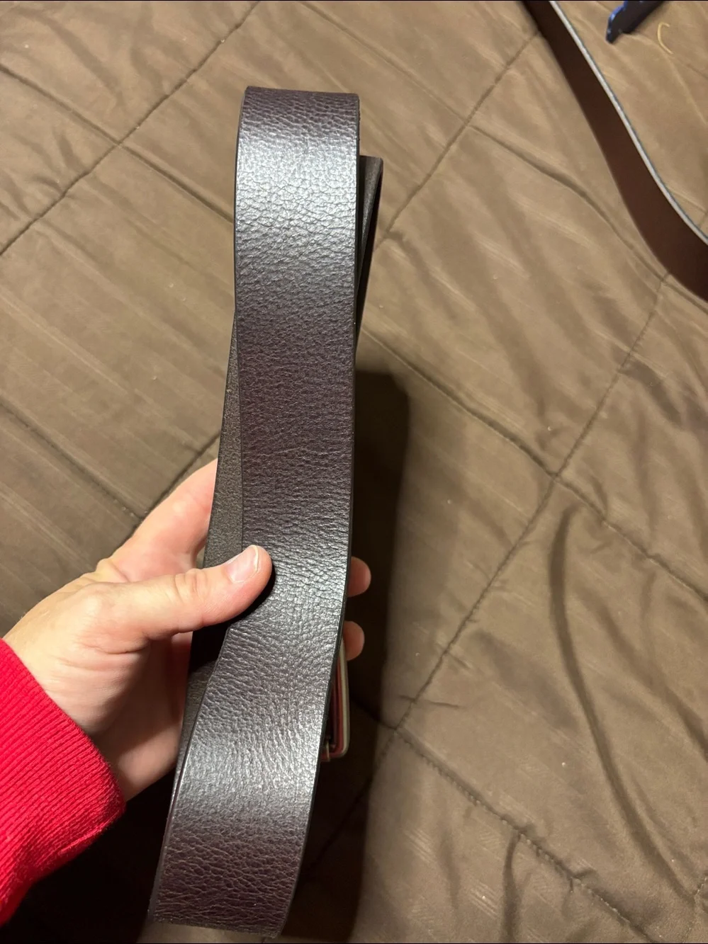 George leather belt (men’s) (NWT)